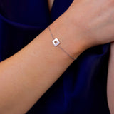 Bracelet ligne ARTY Or blanc 750 & diamants