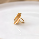 Bague CHIPS plaqué or