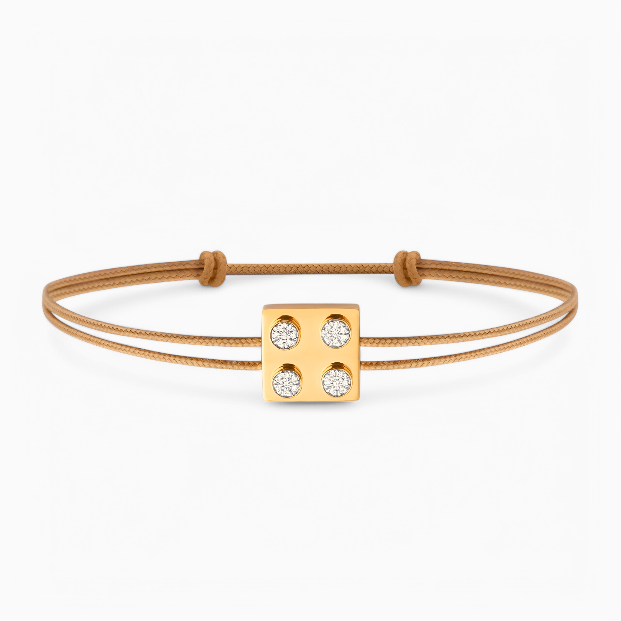 Bracelet Cordon Pure Icon Or 750 & Diamants