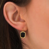 Boucles d'oreilles MYKONOS - Or - Onyx