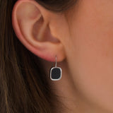 Boucles d'oreilles MYKONOS - Argent - Onyx