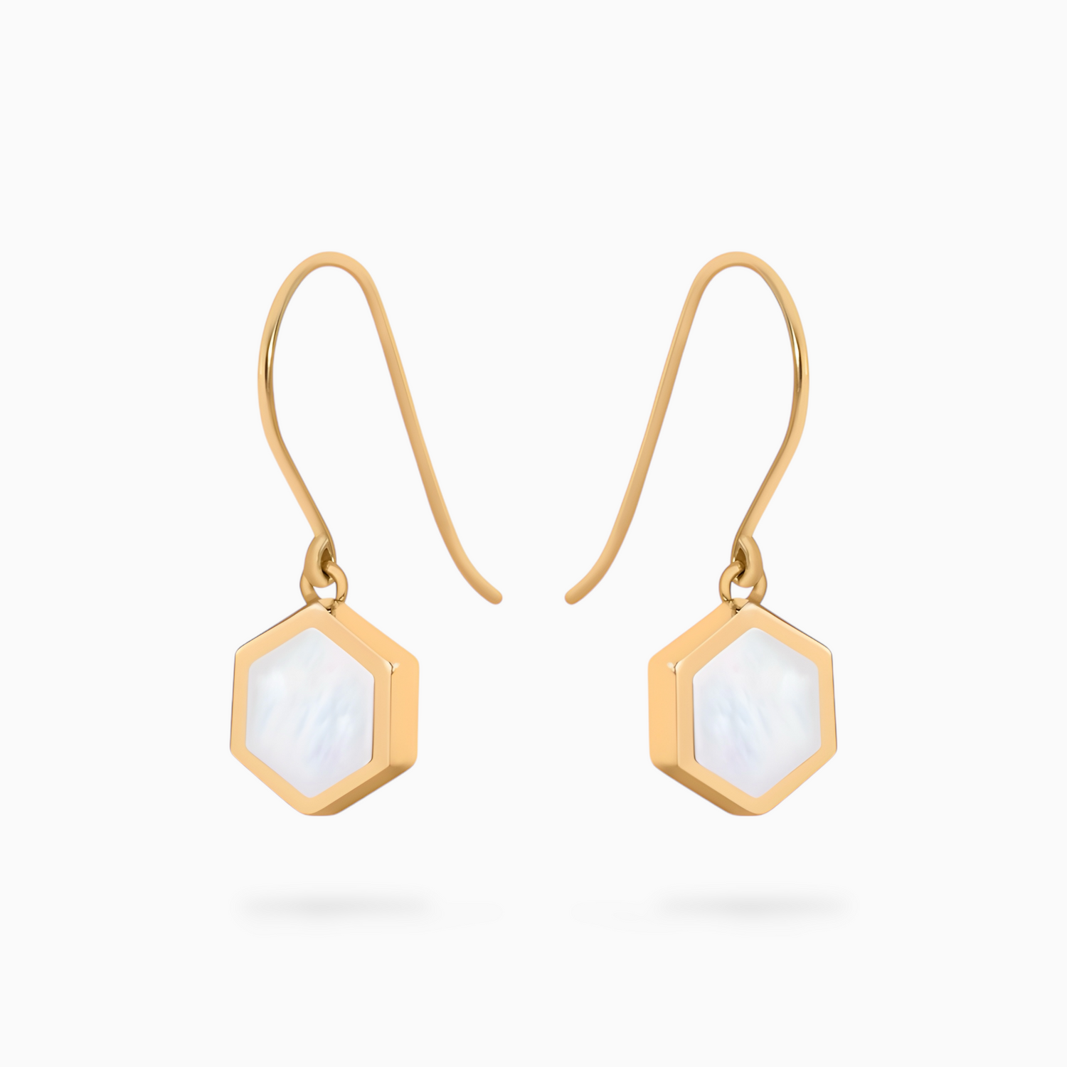 Boucles d'oreilles HONEY - Nacre
