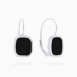 Boucles d'oreilles MYKONOS - Argent - Onyx