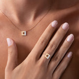 Collier Arty Pavé Or Jaune 750 & Diamants