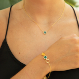 Collier HONEY - Malachite