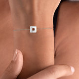 ARTY line bracelet 750 white gold & diamonds