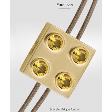 Bracelet Pure Icon Or jaune...