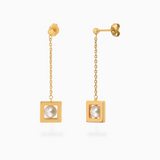 Boucles d'oreilles BALANCELLE - Perle d'eau douce