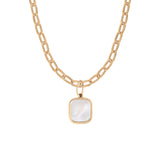 Collier maillon Mykonos - nacre Skalli-Paris