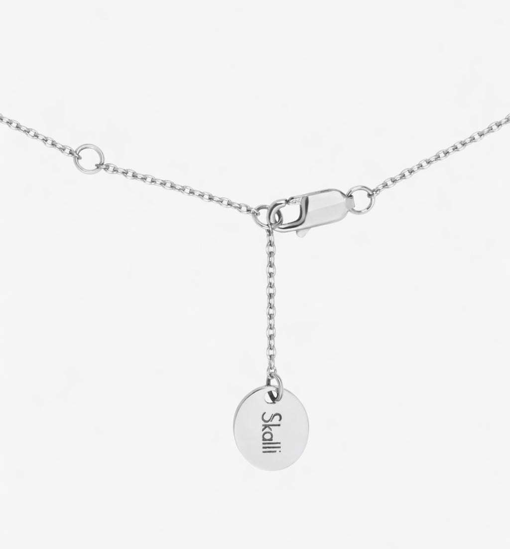 GRAND COLLIER MYKONOS ARGENT 925 ONYX Skalli-Paris