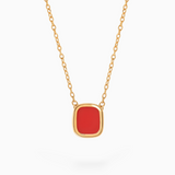Collier MYKONOS - Corail Rouge Reconstitué