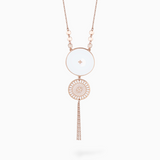 Collier Long SAKURA - Blanc