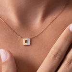 Collier Arty Pavé Or Jaune 750 & Diamants SKALLI