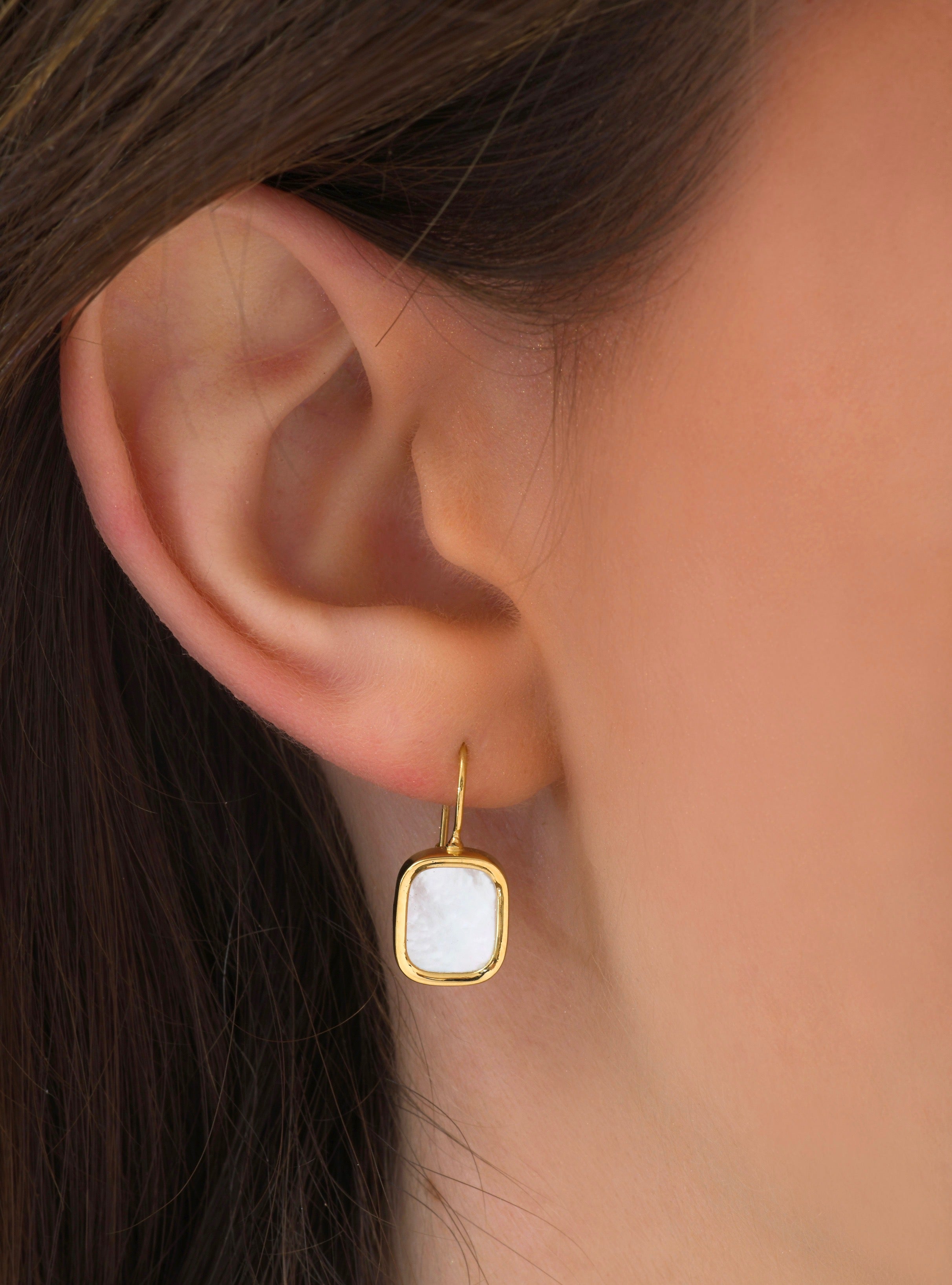 Boucles d'oreilles MYKONOS - Nacre SKALLI