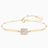 Bracelet BOHEME plaqué or - nacre