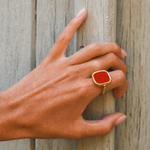 BAGUE MYKONOS CORAIL SKALLI