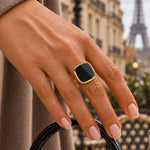 BAGUE MYKONOS ONYX SKALLI