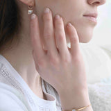 Bracelet BOHEME plaqué or - nacre