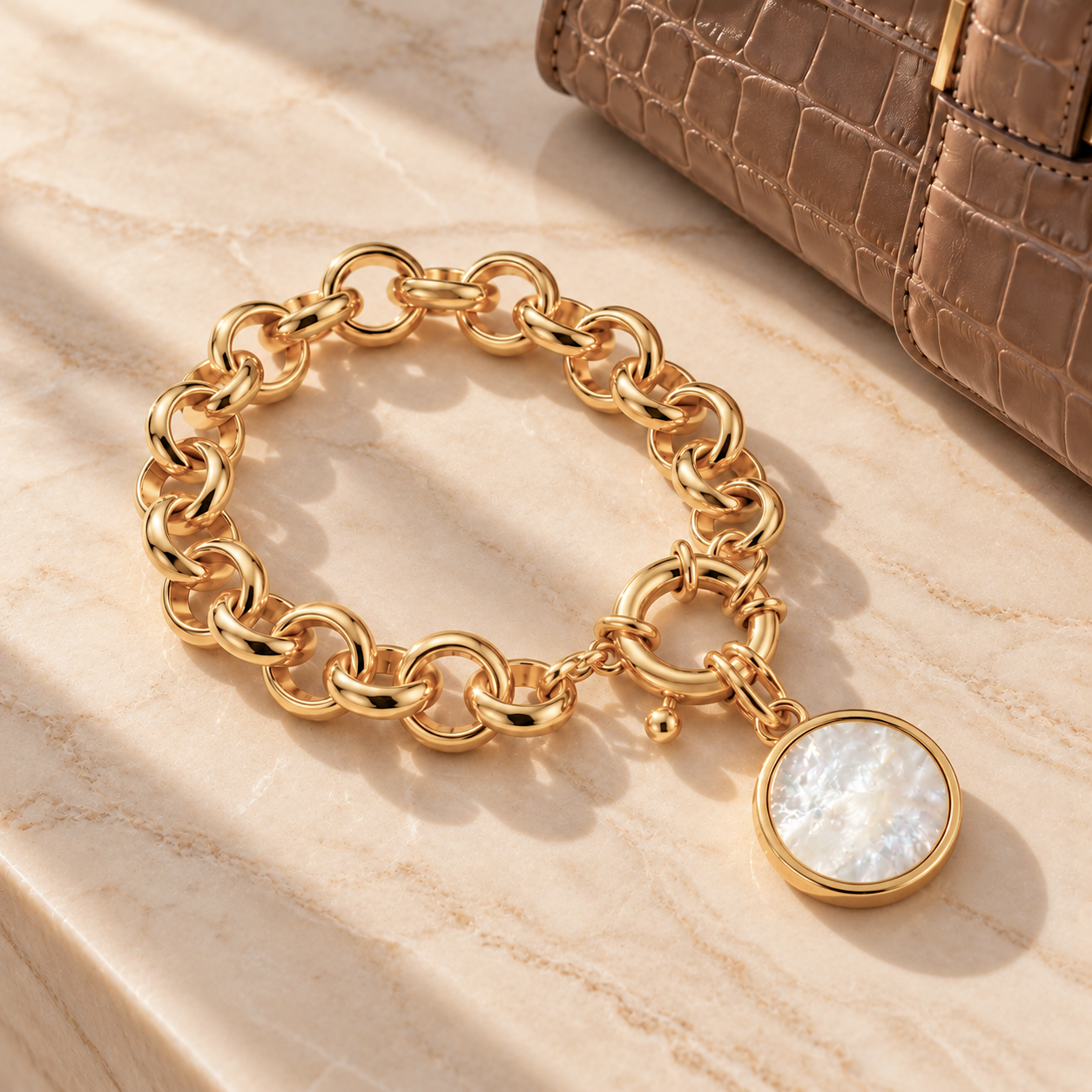 Bracelet Jumbo MYKONOS maillon 13mm Skalli-Paris