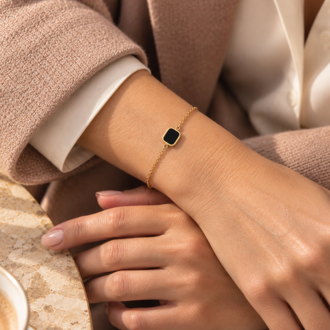 BRACELET MYKONOS ONYX SKALLI