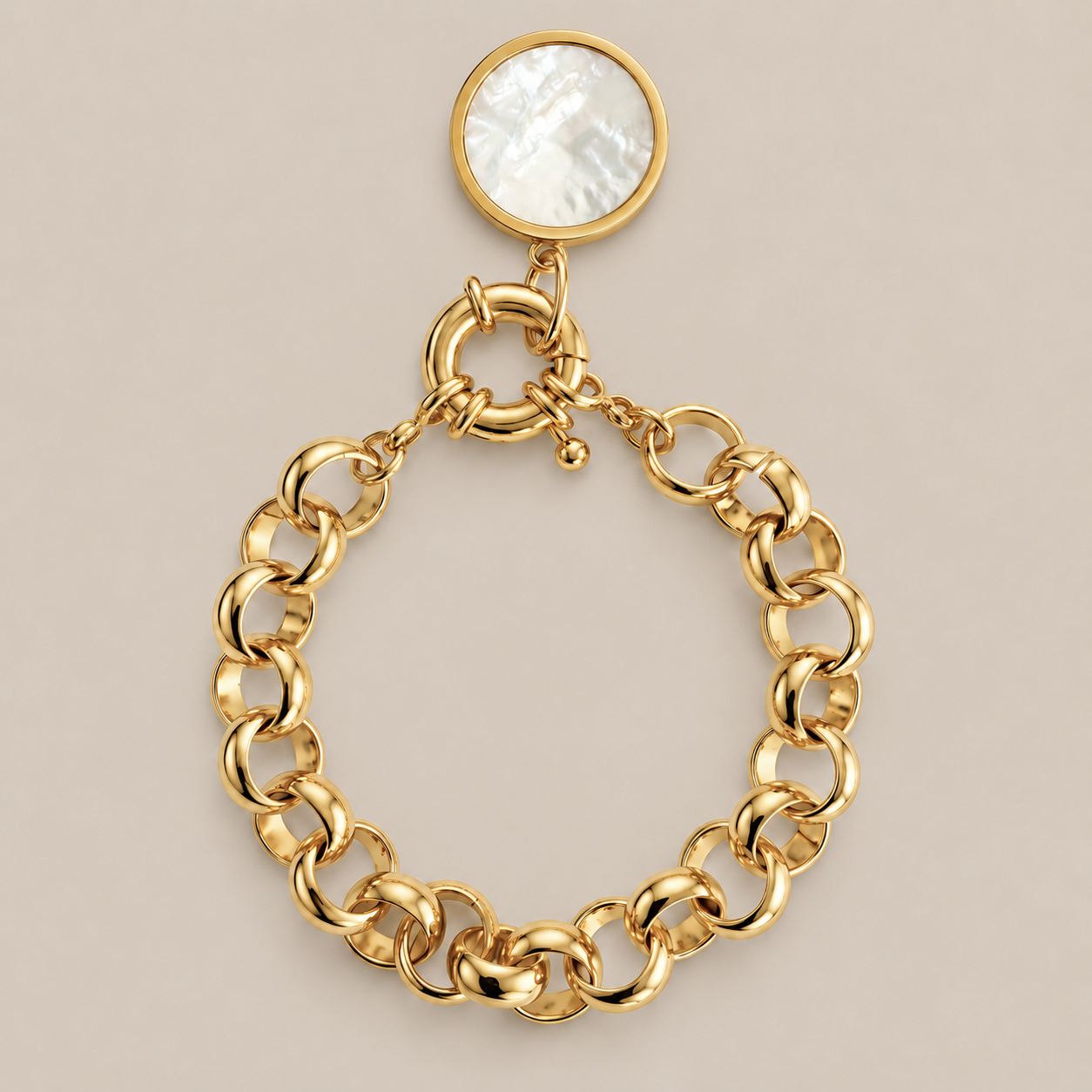 Bracelet Jumbo Mykonos maillon 13mm Skalli-Paris
