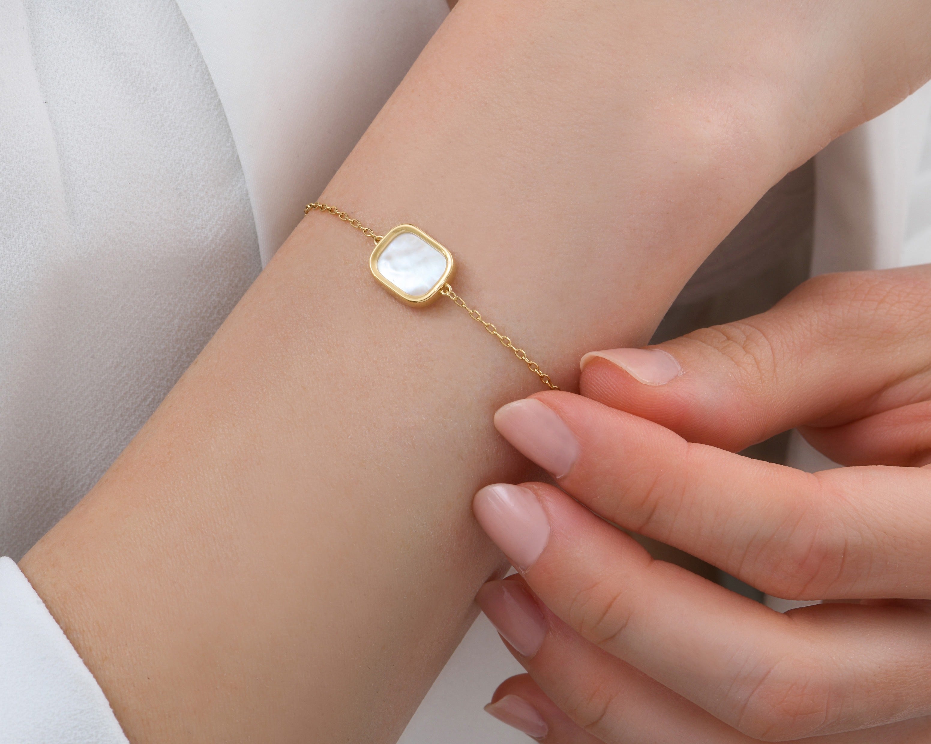 Bracelet MYKONOS - Nacre Naturelle SKALLI