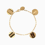 Bracelet pampilles CHIPS plaqué or