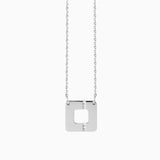 Collier ligne ARTY Or blanc & diamant