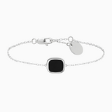 MYKONOS Bracelet - Silver - Onyx