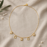 GRAND COLLIER BALANCELLE PERLE D'EAU DOUCE SKALLI
