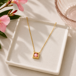 COLLIER BALANCELLE CORAIL ROSE SKALLI