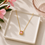 COLLIER BALANCELLE CORAIL ROSE SKALLI