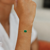BRACELET MYKONOS MALACHITE SKALLI