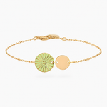 BRACELET KIMIKO VERT AMANDE Skalli-Paris