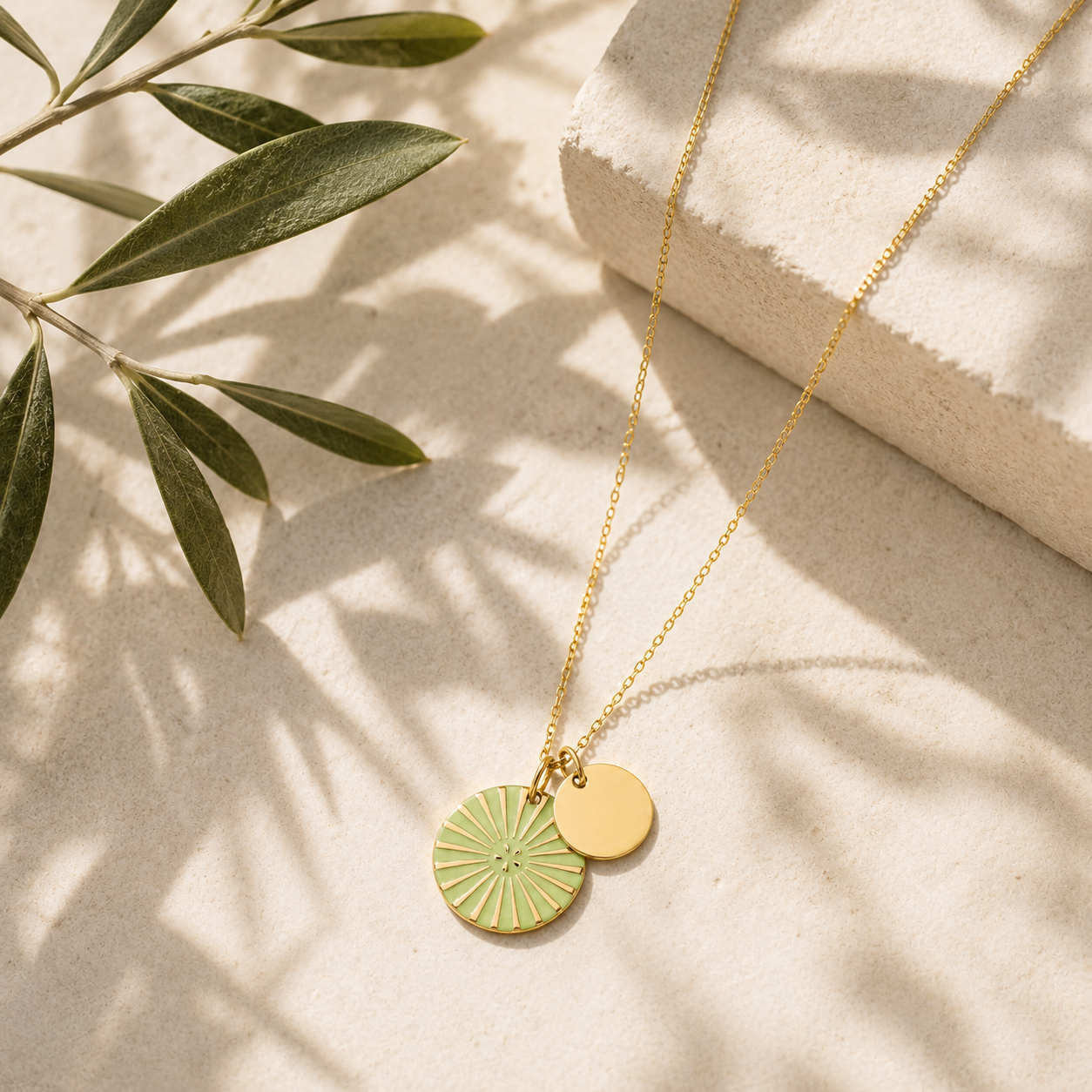 COLLIER KIMIKO VERT ANIS SKALLI