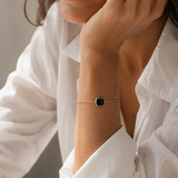 BRACELET MYKONOS ARGENT 925 ONYX SKALLI