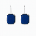 Boucles d'oreilles MYKONOS - Argent - lapis lazuli SKALLI
