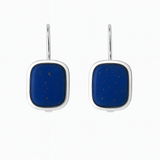 Boucles d'oreilles MYKONOS - Argent - lapis lazuli SKALLI