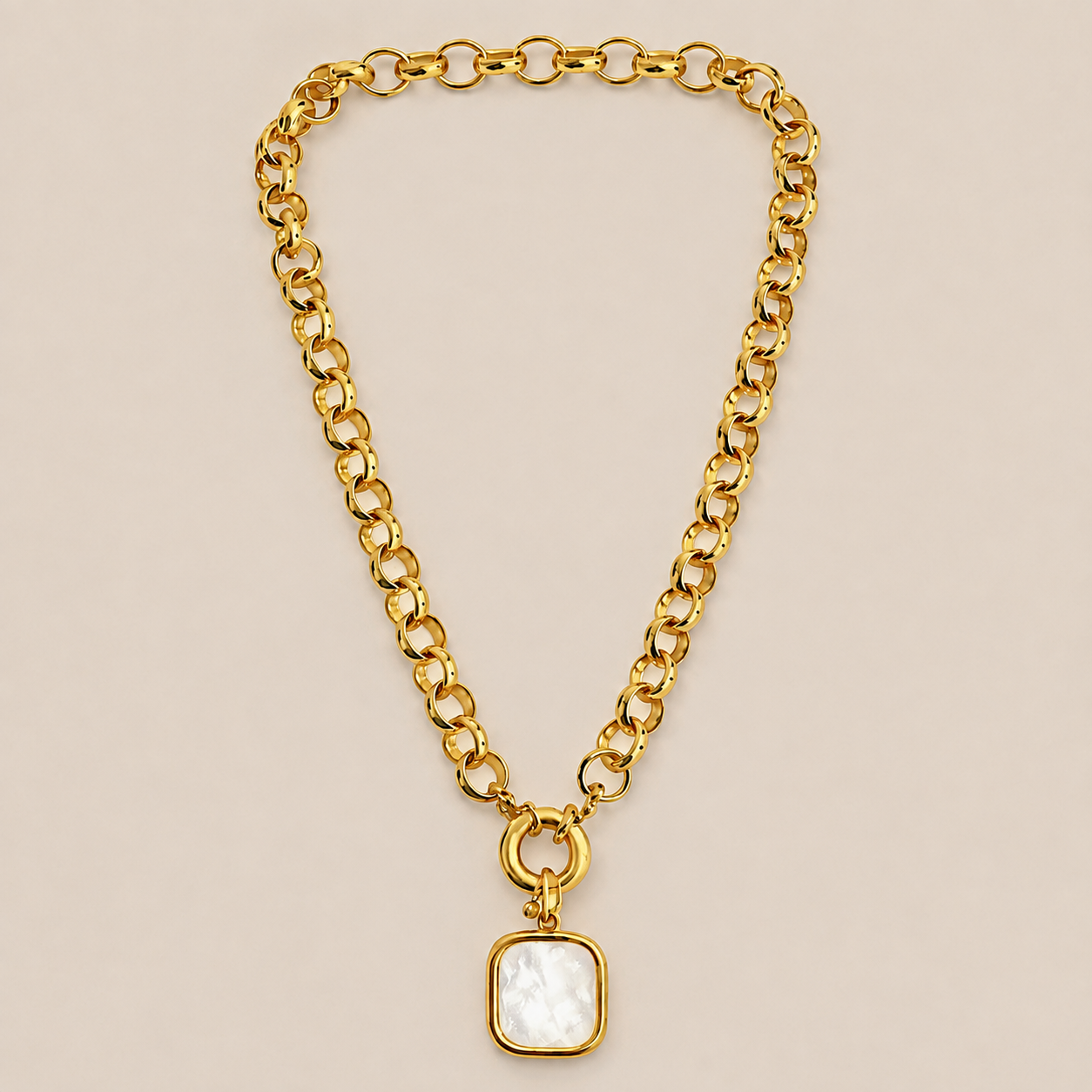 COLLIER JUMBO MYKONOS NACRE Skalli-Paris
