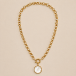 COLLIER JASERON 8mm  MYKONOS NACRE Skalli-Paris
