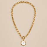 COLLIER JASERON 8mm  MYKONOS NACRE Skalli-Paris