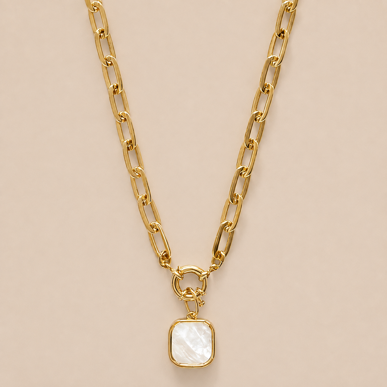 COLLIER FORCAT  MYKONOS  NACRE Skalli