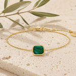 BRACELET MYKONOS MALACHITE SKALLI