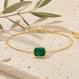 BRACELET MYKONOS MALACHITE SKALLI