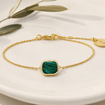 BRACELET MYKONOS MALACHITE SKALLI