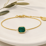 BRACELET MYKONOS MALACHITE SKALLI