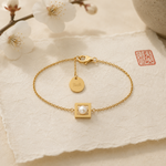 BRACELET BALANCELLE PERLE D'EAU DOUCE SKALLI