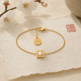 BRACELET BALANCELLE PERLE D'EAU DOUCE SKALLI