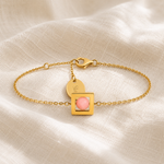 BRACELET BALANCELLE CORAIL ROSE SKALLI