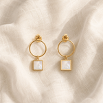 BOUCLES D'OREILLES BOHEME NACRE SKALLI